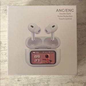 ANC/ENC Double Dark/Noise Reduction/Touch Control Earphones 2nd Generation (B4)